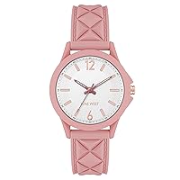 Nine West Women's Patterned Silicone Strap Watch, NW/2942