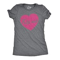 Womens Valentines Shirts Cute Heart T Shirts Funny Valentines Day Tees for Ladies