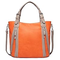 Guscio Basic 120912 2-Way Tote with Shoulder Strap, Fits A4, Commuting Bag, Zipper, Women's, PU Leather, Adult