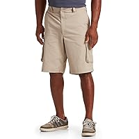 True Nation by DXL Big and Tall Ripstop Stretch Cargo Shorts