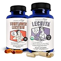 Sunflower Lecithin + Lechita - Breastfeeding Supplements for Milk Supply Increase and Clogged Milk Ducts - Lactation Supplement for Milk Flow and Boost Milk Production