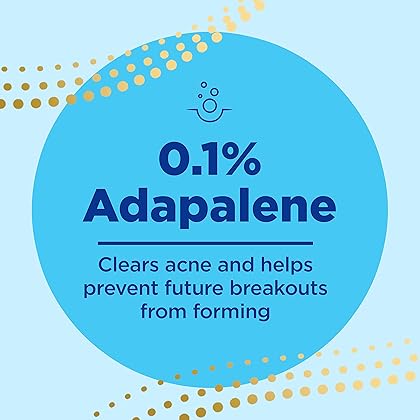 Differin Acne Treatment Gel, 30 Day Supply, Retinoid Treatment for Face with 0.1% Adapalene, Gentle Skin Care for Acne Prone Sensitive Skin, 15g Tube (Packaging May Vary)