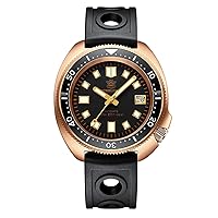 SD1970S SD1970S CUSN8 Solid Bronze Case Ceramic Bezel Blue Luminous NH35 Automatic Turtle Dive Watch for Men