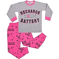 Girls Loungewear PJs 2 Piece Leopard Set Lounge Suit for Children Top Bottom Loungewear Dress Up Costume