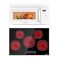 Electric Cooktop, thermomate 30 Inch Built-in Radiant Electric Stove Top, with 30