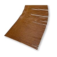 Leather Fringe: Sold by The Foot (3 FT, Tan Distressed)