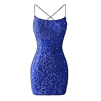 Spaghetti Strap Homecoming Dresses Lace Applique for Teens Bridesmaid Dress Short V Neck Prom Dress