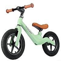Toddler Balance Bike, Black - No Pedal Sport Bike for 3-5 Year Olds, 12