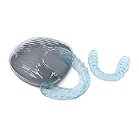 Custom Dental Night Guards, Upper & Lower Retainers, Durable Day & Night Guard for Bruxism, Protect Teeth from Grinding&Clenching, 2 Guards(Hard-1mm-Turquoise)
