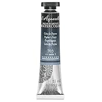 Sennelier French Artists' Watercolor, 21ml, Payne's Grey S1