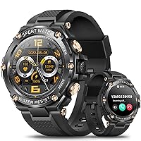 Military Smart Watches for Men(Answer/Make Calls) - 800mAh Large Battery, 10+ Days Long Daily Use Time, 1.5