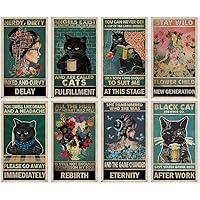 Retro Timing Oracle Cards. Black Cat Oracle Cards. Skeleton Oracle. Time Magic Oracle. Vintage Cards.