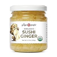 The Ginger People Organic Pickled Sushi Ginger, Vegan, 6.7 ounces (Pack of 1)