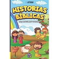 HISTORIAS BÍBLICAS: Lee, descubre y colorea (Spanish Edition) HISTORIAS BÍBLICAS: Lee, descubre y colorea (Spanish Edition) Paperback