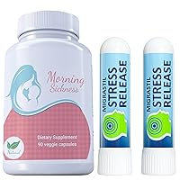 Maternal Balance Pregnancy Support Capsules and 2-Pack Stress Release Inhaler Bundle