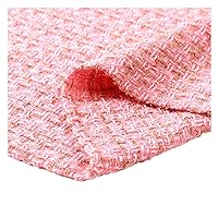 150x50cm Woolen Tweed Fabric Sheet, Sewing Patchwork for Handmade Craft, DIY, Creative Project, Pink