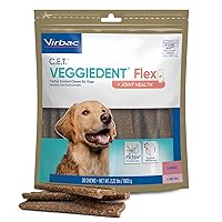 C.E.T. VEGGIEDENT Flex Tartar Control Chews for Dogs - Large
