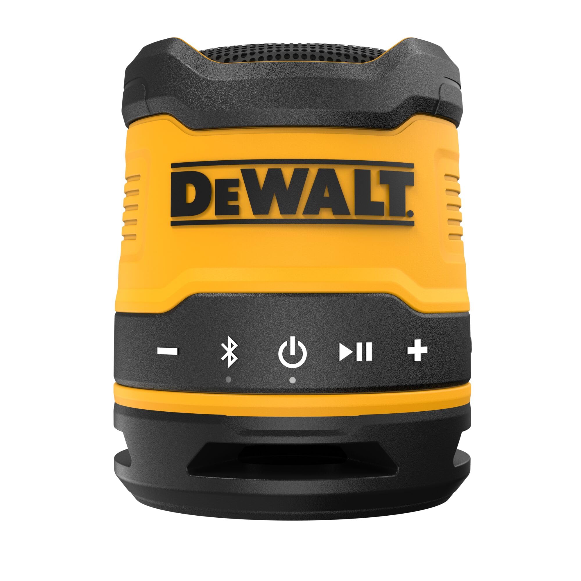 DEWALT Bluetooth Speaker, USB-C Rechargeable, Jobsite (DCR008), Black