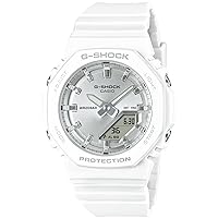 Casio GMA-P2100 Wristwatch, Made with Biomass Plastic, Midsize Model, Multicolor (White/Silver) Import from Japan New