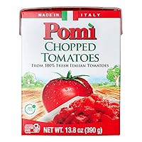 Pomì Chopped Tomatoes - Made from 100% Fresh Italian Crushed Tomatoes - 13.8oz (Pack of 12)