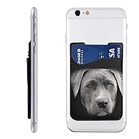 Pit Bull Leather Mobile Phone Wallet Cute Card Holder Credit Card Holder Id Protective Cover Mobile Phone Back Pocket