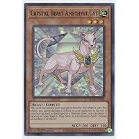 Crystal Beast Amethyst Cat - BLCR-EN048 - Ultra Rare - 1st Edition