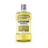 Listerine Original Oral Care Antiseptic Mouthwash with Germ-Killing Formula to Fight Bad Breath, Plaque and Gingivitis, 1 L