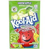 Green Apple Kool Aid Powdered Drink Mix (Pack of 48)