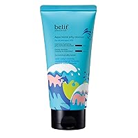 belif Aqua Bomb Hydrating Jelly Cleanser | Good for Dryness, Uneven Texture | Gel-to-Foam Cleanser | For Normal, Oily, Combination Skin Types