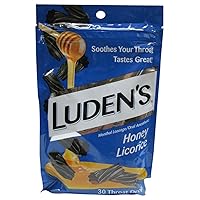Luden's Soothing Throat Drops, Honey Licorice, 30 ct (Pack of 1)