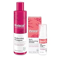 Bundle of Viviscal Hair Thickening Shampoo 250ml (8.45 fl. oz.) + Viviscal Hair Thickening Serum 50ml (1.69 fl. oz.)