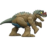 Mattel Jurassic World Ankylosaurus Bumpy to Ceratosaurus Dinosaur Transforming Toy, 11 Step Double Danger 2 in 1 Toy, Fierce Changers