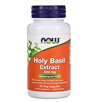 Supplements, Holy Basil Extract 500 mg (Holy Basil is a Sacred Plant in Ayurveda), 90 Veg Capsules