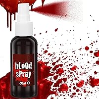 Halloween Fake Blood Spray Makeup,Realistic Effects Fake Blood Washable for Scar Wound and Clothes,Fake Blood for Eyes Drips Nose Bleeds,Halloween Blood for Cosplay SFX Zombie Vampire Special Effects