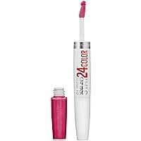 SuperStay 24 2-Step Liquid Lipstick Makeup, Reliable Raspberry, 1 kit