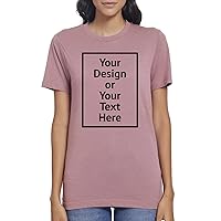 SupaSoft Apparel Personalized Tshirt for Women Adult Shirts Short Sleeve Custom Ladies Tee Add Your Text Photo T-Shirts