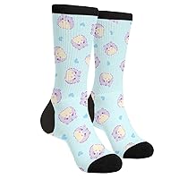 Duck Novelty Crew Socks Dress Socks Casual Mid Calf Socks Funny Cute Socks For Women Men