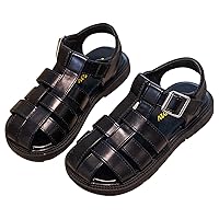 Slide for Big Kids Fashion Baotou Children's Roman Sandals Korean Edition Soft Sole With Foreign Beach Shoes