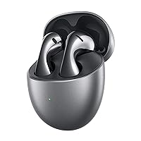 HUAWEI FreeBuds 5 Wireless Earbuds - Bluetooth Earphones with Noise Cancelling - Curved in Ear Headphones with Optimal Fit - Long Battery Life and Water Resistant - Hi-Res Certified (Silver Frost)