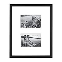 MCS East Village Frame, Black, 11 x 14 matted to 2 open 4 x 6 in, Single