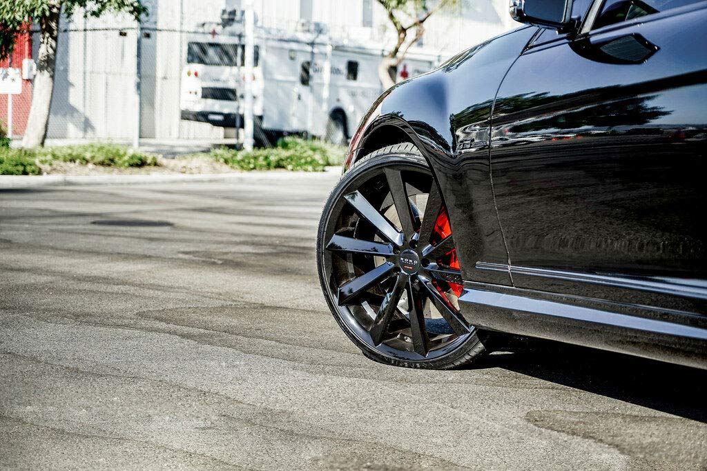 Mua Koko Kuture Kapan – 20 Inch Rims – Set of 4 Gloss Black Wheels – Made  for Sports Racing Cars – Fits Challenger, Charger, Mustang, Camaro,  Cadillac and More (20x9) –
