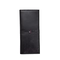 Tommy Hilfiger Men's RFID Genuine Leather Long Bifold Secretary Wallet