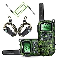 Toys for Boys Walkie Talkies for Kids 6 7 8 Year Old Boy Toys Pretend Play Police Military Spy Hunt Camp Outdoor Toys for Kids Birthday Present Boys Gifts (Green Green)