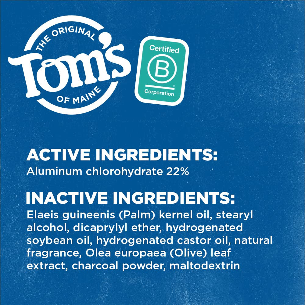 Tom's Of Maine Antiperspirant Deodorant For Women, Coconut Lavender, 2.25 oz. Pack of 3 (Packaging May Vary)