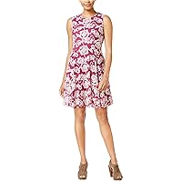 Women's Printed Fit & Flare Dress