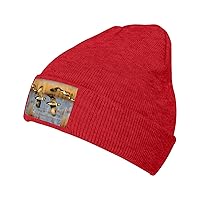 Hunting Fly Wild Print Beanie Hat Gift Knitted Hat for Men Women,Lightweight,Elastic, Suitable for Travel