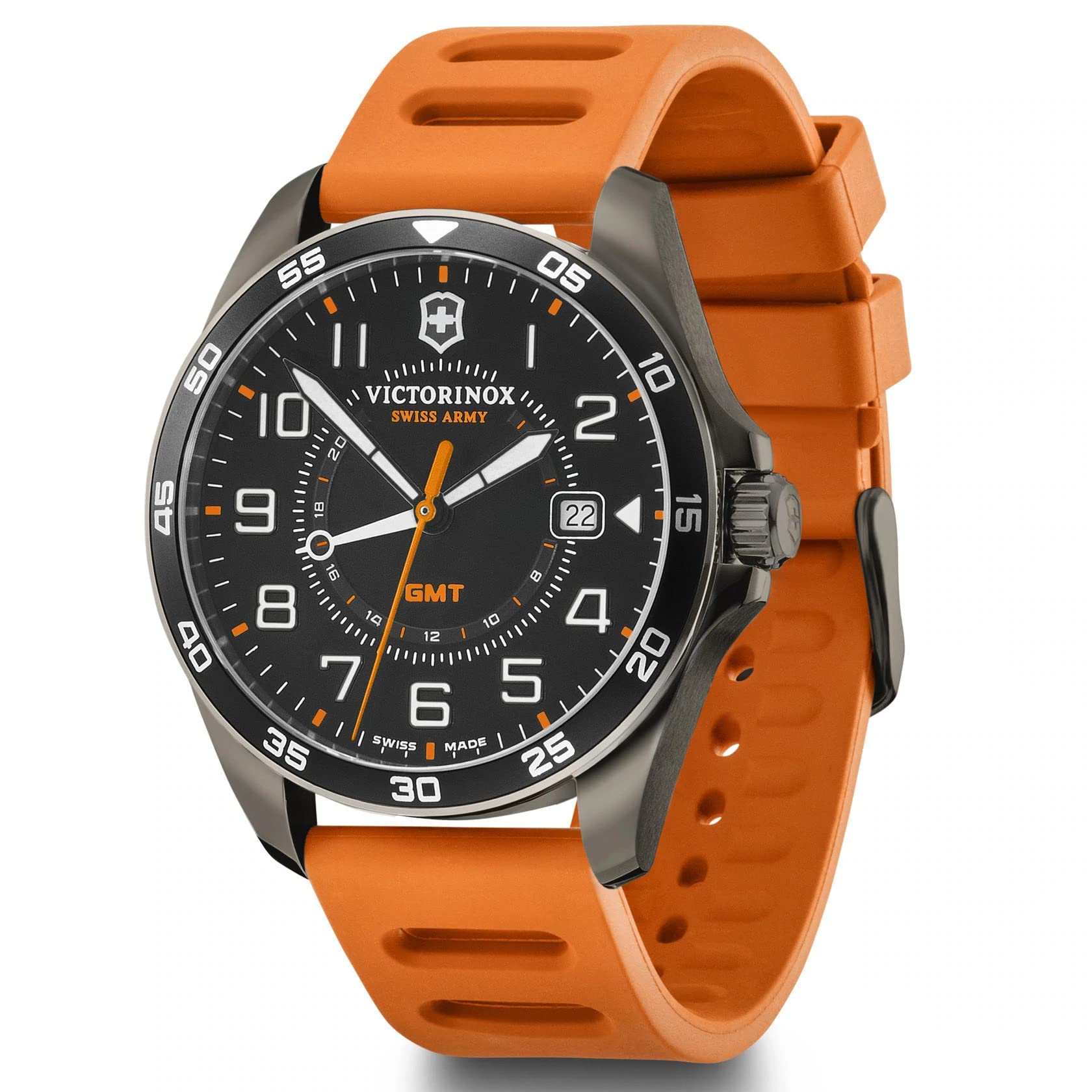 Victorinox FieldForce Sport GMT Quartz Black Dial Men's Watch 241897