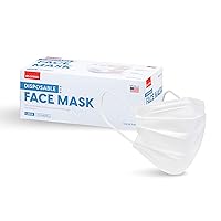 IRIS USA 40 Piece Earloop Disposable Face Masks, Made in USA