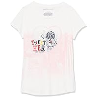 Tommy Hilfiger Girls' Short Sleeve Cotton T-Shirt with Graphic Print Design and Tagless Interior
