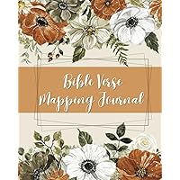A Guided Bible Verse Mapping Journal: Floral Reflections | Explore, Understand, and Connect with God's Word in a Creative and Meaningful Way